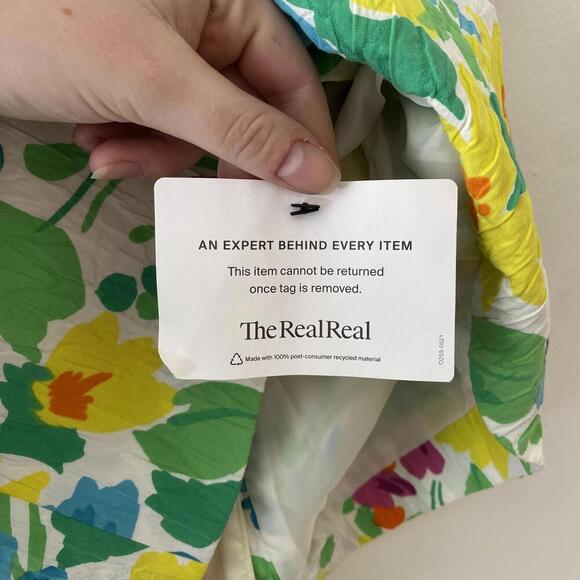 YSL diffusion femme green pink multicolor pencil skirt - Picture 2 of 5